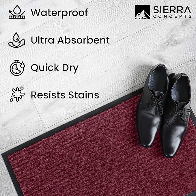 Sierra Concepts 2-Pack Front Door Mat Red - Image 6