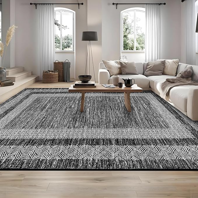 GarveeHome Extra Large Area Rug 10x13 Modern Geometric Rug