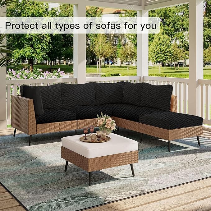 Outdoor Cushion Covers Set, Replacement - Image 4
