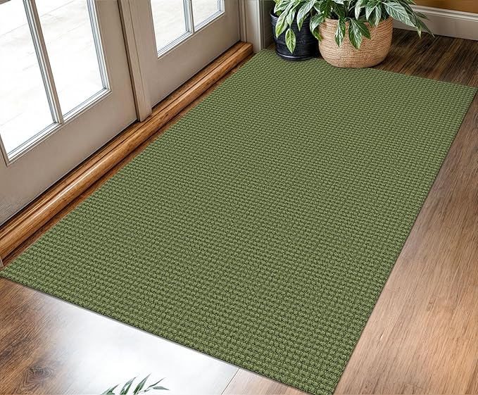 KOZYFLY Rugs for Entryway 3x5 ft Washable Area Rug Non Slip Rubber Backed Entry - Image 8