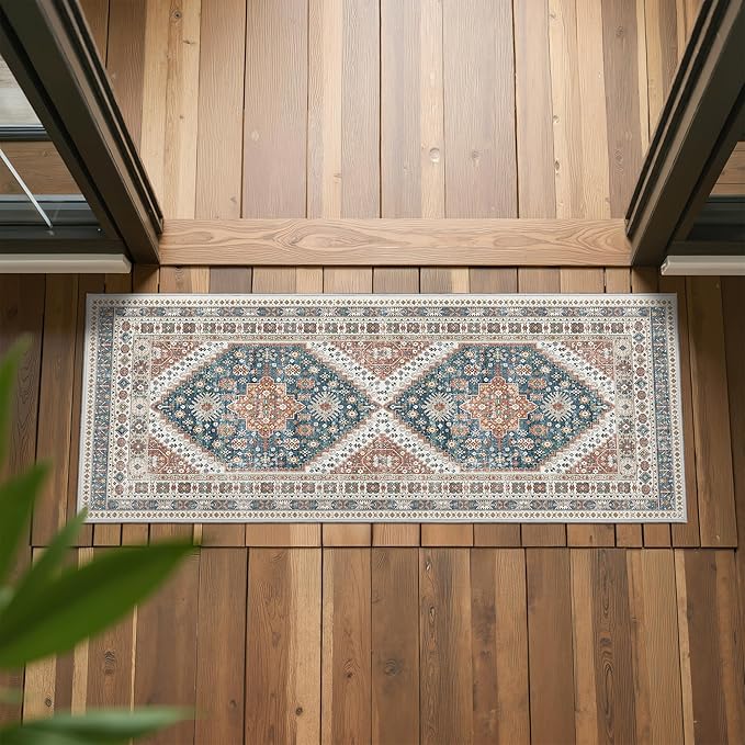 Runner Rug 2x6, Ultra-Thin Entryway Rug Non Slip Washable Rugs - Image 4