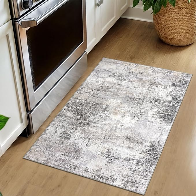 IOHOUZE Small Abstract Area Rug 2x3 Ft Entryway Rugs Washable Door Mat Indoor - Image 8