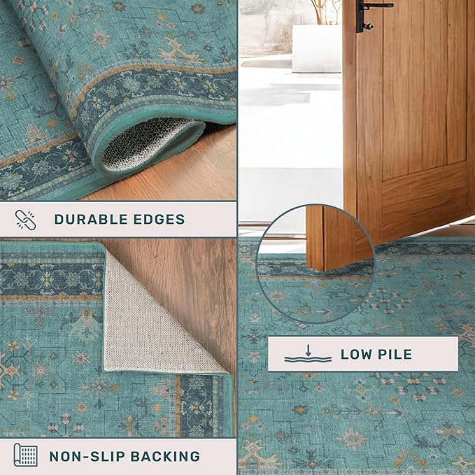 Boho 2'6"x10' Wide Hallway Runner Rugs - Image 5