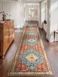 SERISSA Runner Rug for Hallways, Extra Long Boho Rug Ultra Soft Vintage Tribal by SERISSAHomeDecorCollection