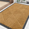 Smiry Front Door Mat Outside Entrance, Heavy Duty Sturdy Natural Rubber Doormat by Smiry