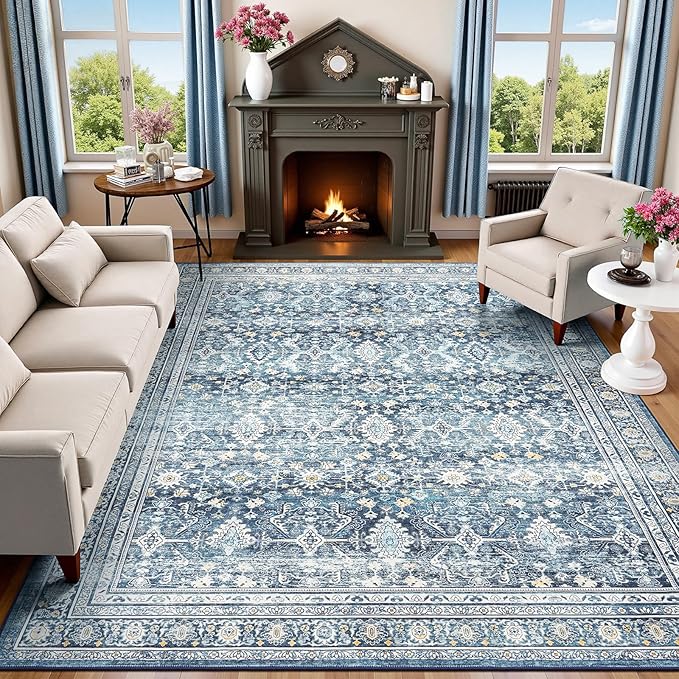 Lofus 8x10 Area Rug for Living Room, Soft Boho Carpets for Bedroom Dining Room by Lofus