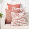 HPUK Decorative Throw Pillow Covers Set of 4 Geometric Design Linen Cushion by HPUK