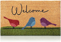 Colorful Birds - 17"x29" - Coir Door Mat - Welcome Mats by AmaruDoorMats