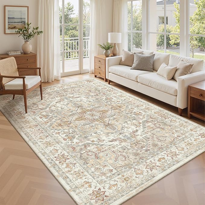 zesthome 5x7 Washable Rug-Stain Resistant Area Rugs by Zesthome