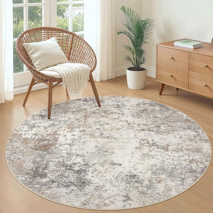 UERMEI 5ft Round Area Rug Living Room Rugs - Image 7