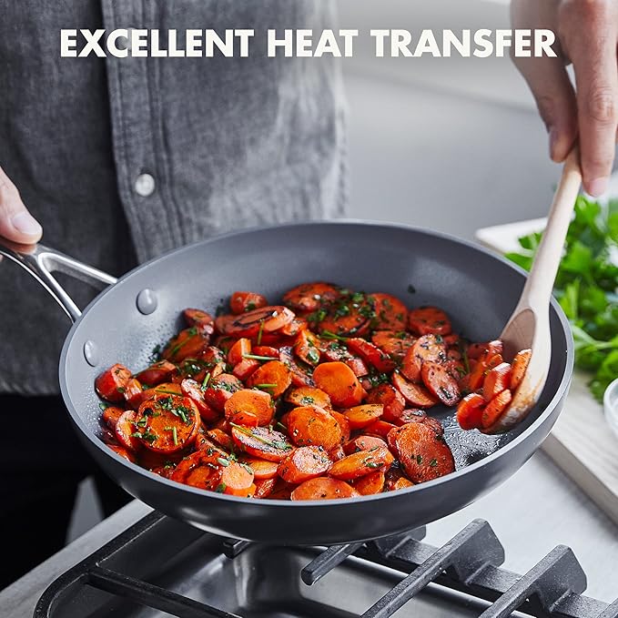 GreenPan Valencia Pro Ceramic Nonstick 10” Frying Pan Skillet - Image 7