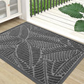 Colorxy Waterproof Doormat, Sturdy Natural Rubber Front Door Mats, Non Slip Low by Colorxy