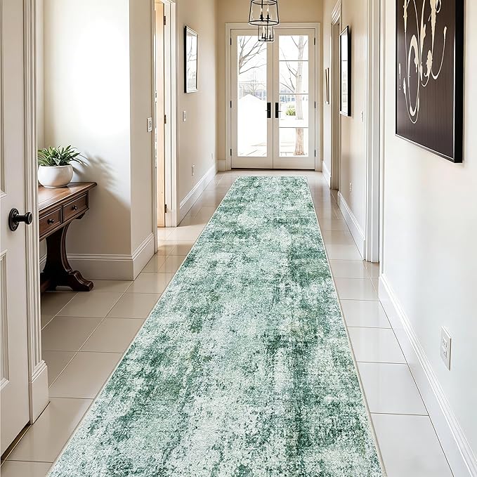 3x10 Washable Runner Rug for Hallway: Non Slip Runners Rugs Easy-to-Clean - Image 2
