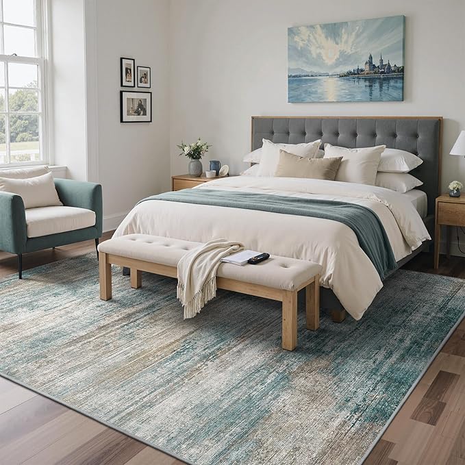 BEIMO Area Rugs 6x9 for Living Room Bedroom, Modern Abstract Machine Washable - Image 4