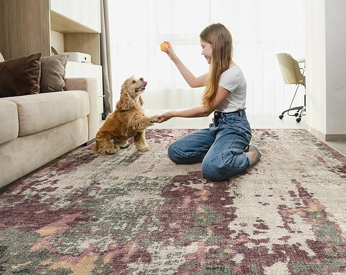 UERMEI 9x12 Area Rug Living Room Rugs - Image 5