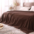 BEDELITE Fleece Blankets Queen Size Brown Throw Blankets by BEDELITE