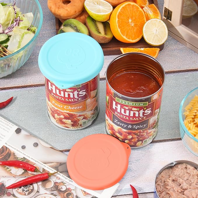 4PCs 3.5-inch/8.2cm Silicone Can Lids, Food Sealing Lids - Image 8