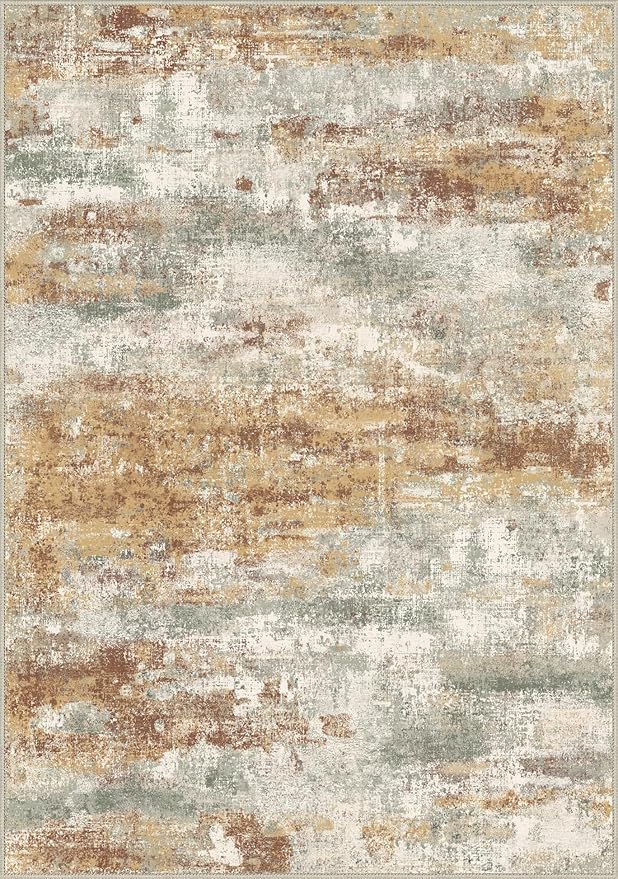 Area Rugs 5x7 for Living Room Bedroom, Modern Abstract Machine Washable Rug - Image 6