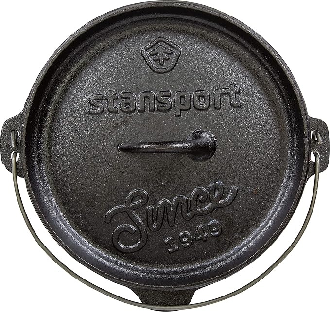 Stansport Pre-Seasoned Cast Iron Dutch Oven - Image 9