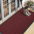 Smiry Front Door Mat Outside Entrance, Heavy Duty Natural Rubber Doormat by Smiry