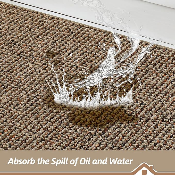 BEQHAUSE Kitchen Rugs and Mats 2PCS, Non-Slip Kitchen Mats - Image 3