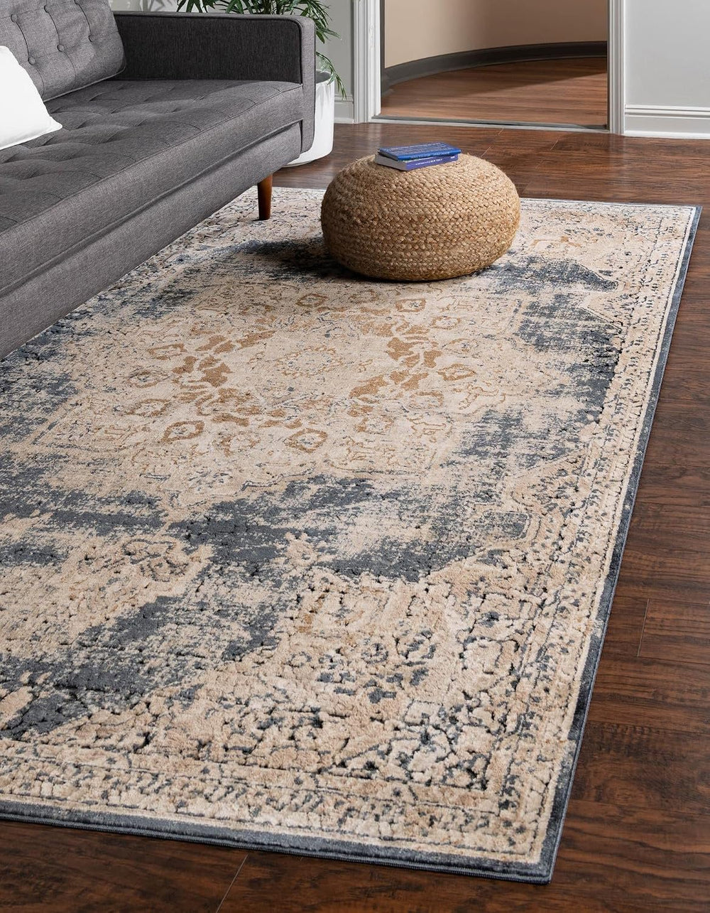 Unique Loom Chateau Collection Area Rug - Roosevelt (7' 10" x 10'...