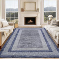 GarveeHome Modern Geometric Area Rug 5x7 Distressed Bordered Rug Washable Non by GarveeHome