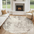 UERMEI 6ft Round Area Rug Living Room Rugs by UERMEI