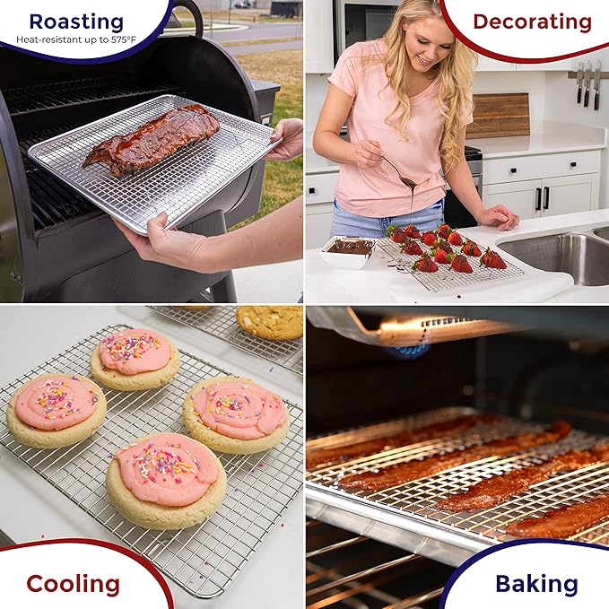 KITCHENATICS Heavy Duty Small Oven Cooling Racks - Image 5