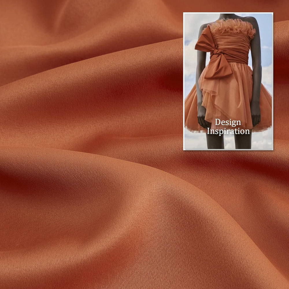 DUALIFE Blackout Curtains 84 Inch Length Thermal Insulated Dark Orange Room D...