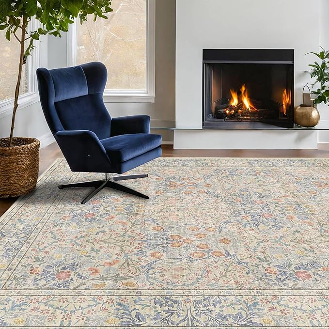 Washable Dining Room Rugs, 6x9 Area Rug - Image 6