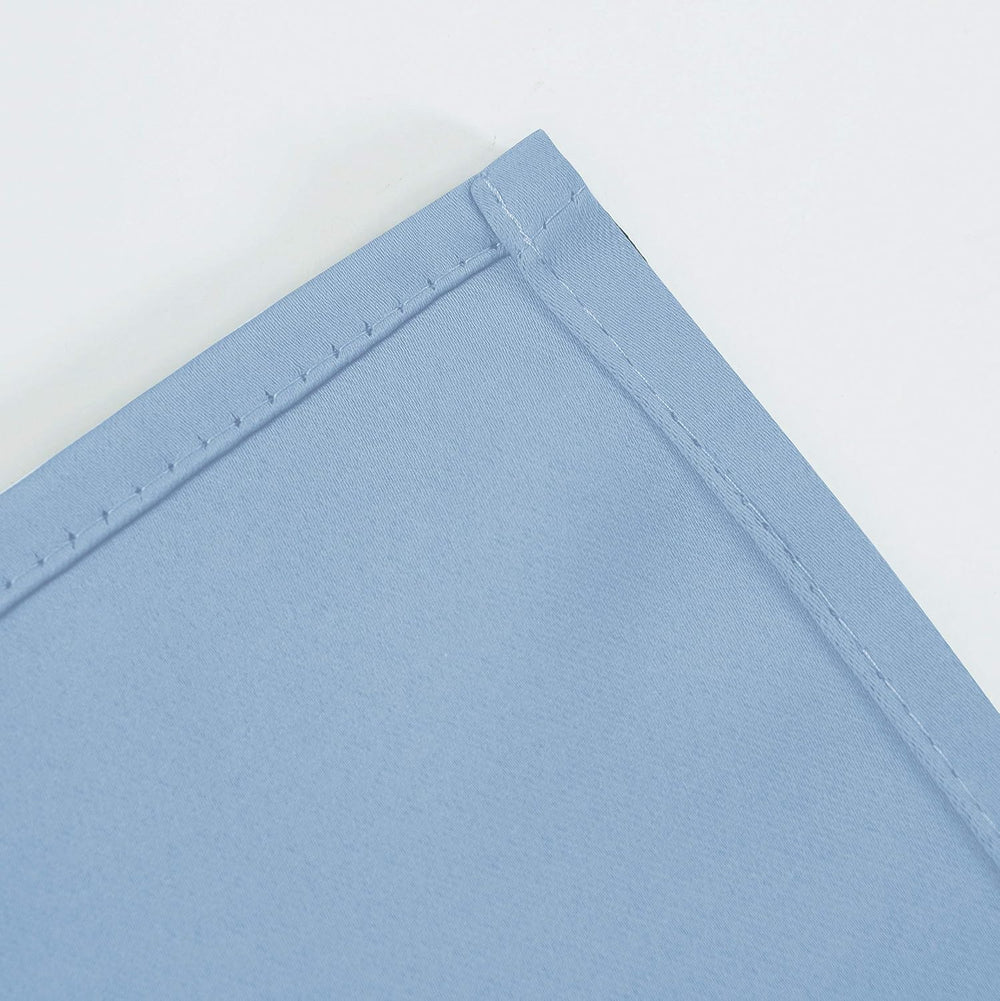 Sky Blue Thermal Blackout Curtains/52 x 84 Inch/Set of 2 Panels Room Darkenin...