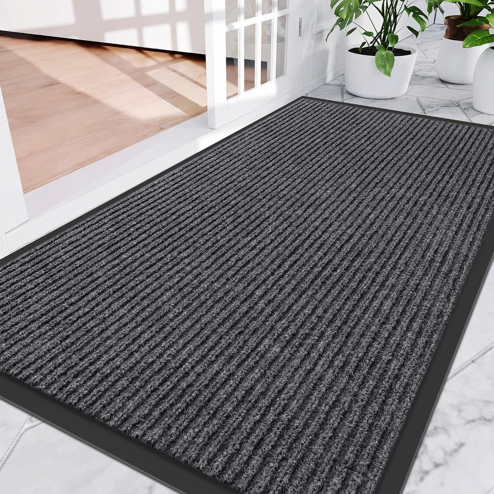 Amyracel Front Door Mat 2'x4', Heavy Duty Waterproof Indoor Outdoor D...