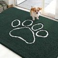OLANLY Dog Door Mat for Muddy Paws 48x30, Paw Print Design, Absorbs Moisture by OLANLY