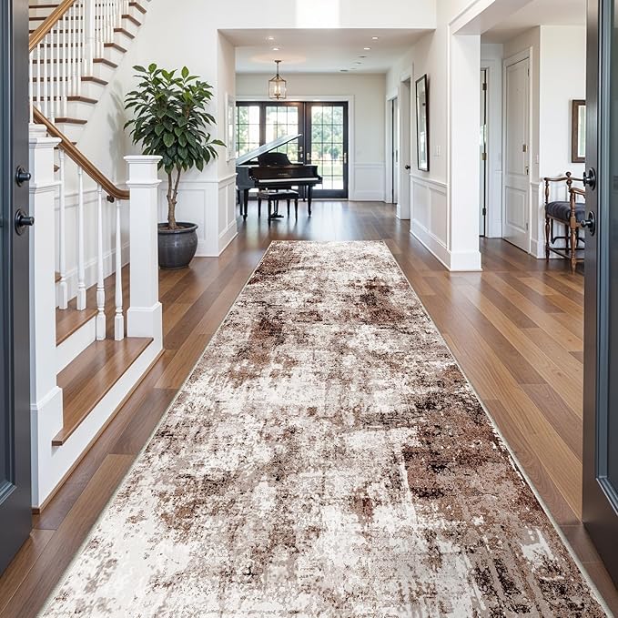 5x12 Runner Rug for Wide Hallway: Long Washable Runners for Entryway Living by WIEVEDENS