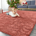 OLANLY Area Rugs for Living Room Bedroom, Machine Washable 4x5.9 ft Soft Fluffy by OLANLY