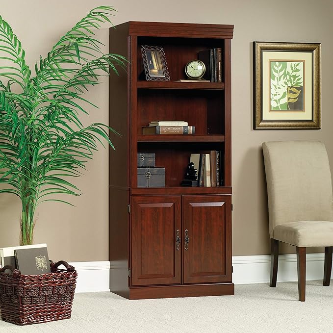 Sauder Heritage Hill Library with Doors/Book Shelf, L:29.80" x W:12.99&q...