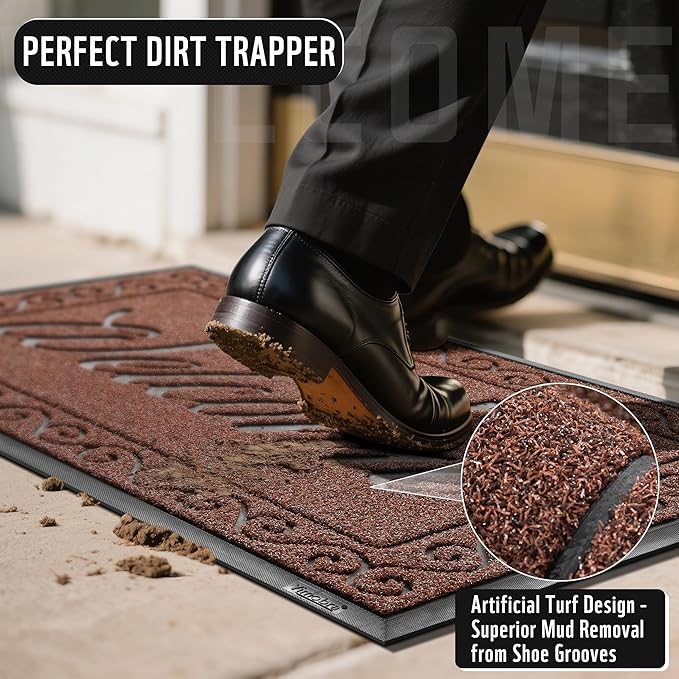 Yimobra Welcome Mat, Heavy Duty Sturdy Door Mats - Image 4