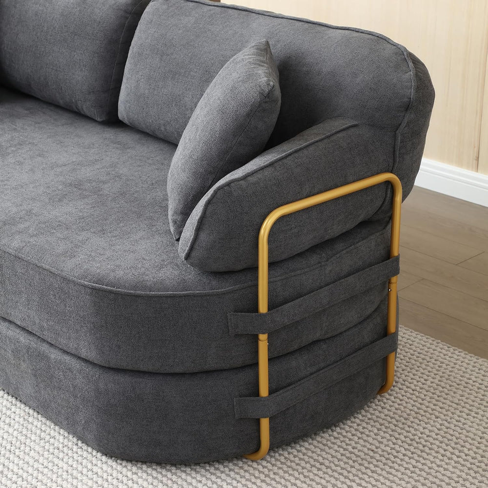 HANXIN 78.3'' Futon Sleeper Sofa Bed, Boneless Couch for Living Room,...
