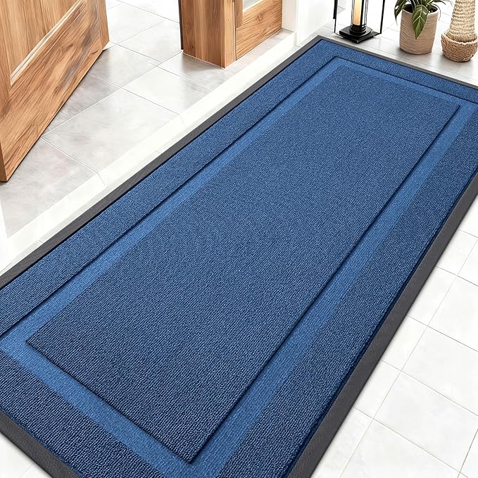 OLANLY Front Door Mat Indoor Outdoor Entrance, Waterproof All-Season, by OLANLY