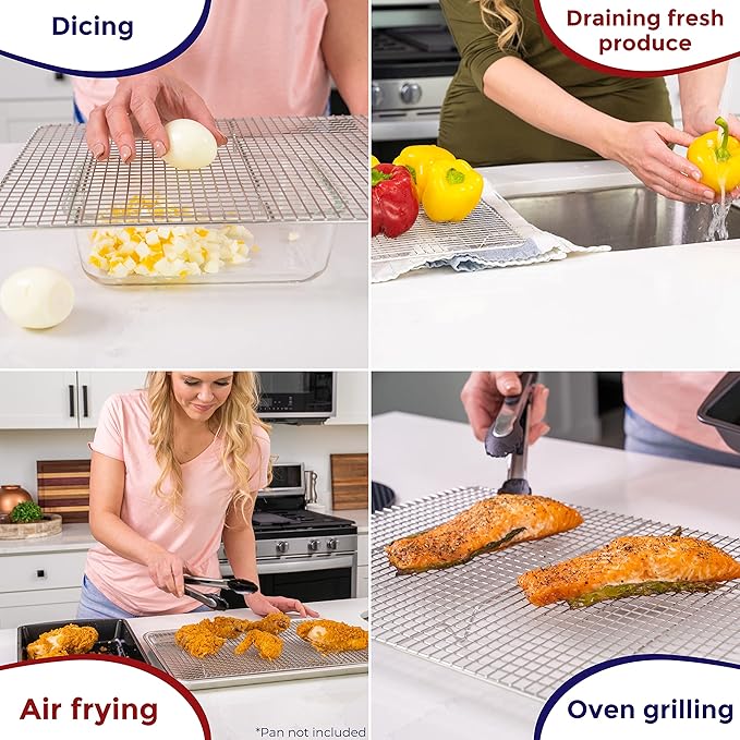 KITCHENATICS Heavy Duty Small Oven Cooling Racks - Image 6