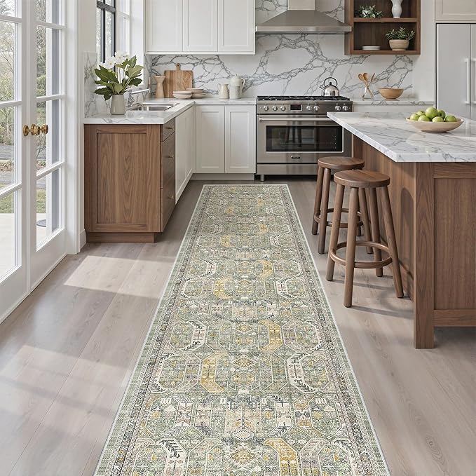 Madane Hallway Runner Rug 2x12, Extra Long Washable Runner Rugs - Image 2