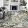 8x10 Area Rugs for Living Room Rug Washable: Abstract Large Rug for Dining Room by Aelenmu