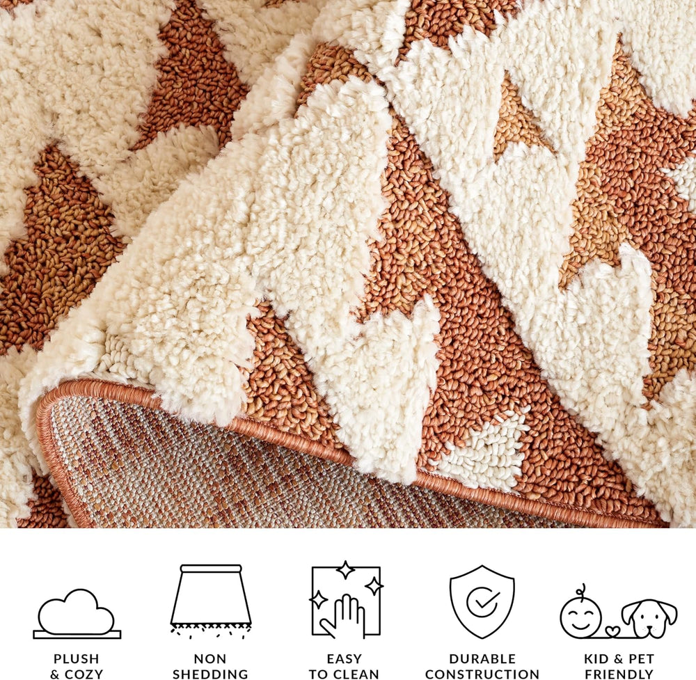 SAFAVIEH Moroccan Tassel Shag Collection Area Rug - 5'3" x 7'6&q...