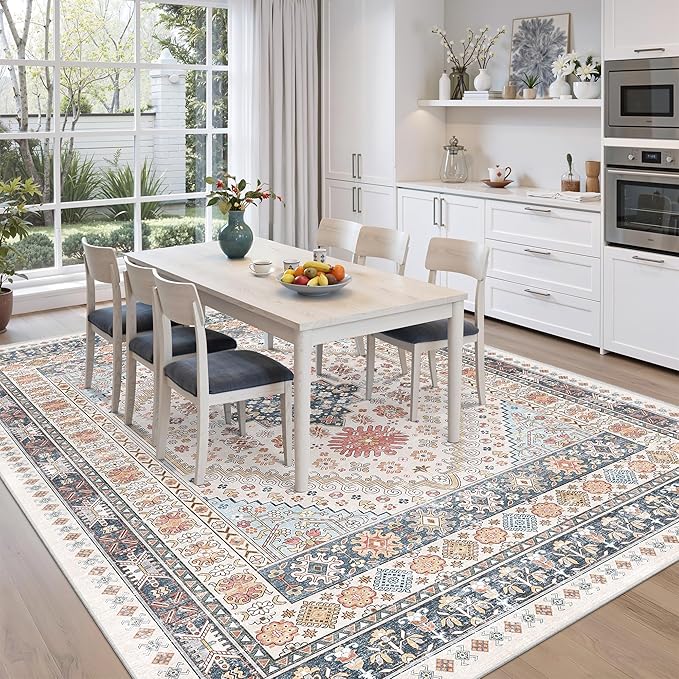 zesthome 9x12 Area Rugs for Living Room, Non-Slip Backing Washable Rugs - Image 8