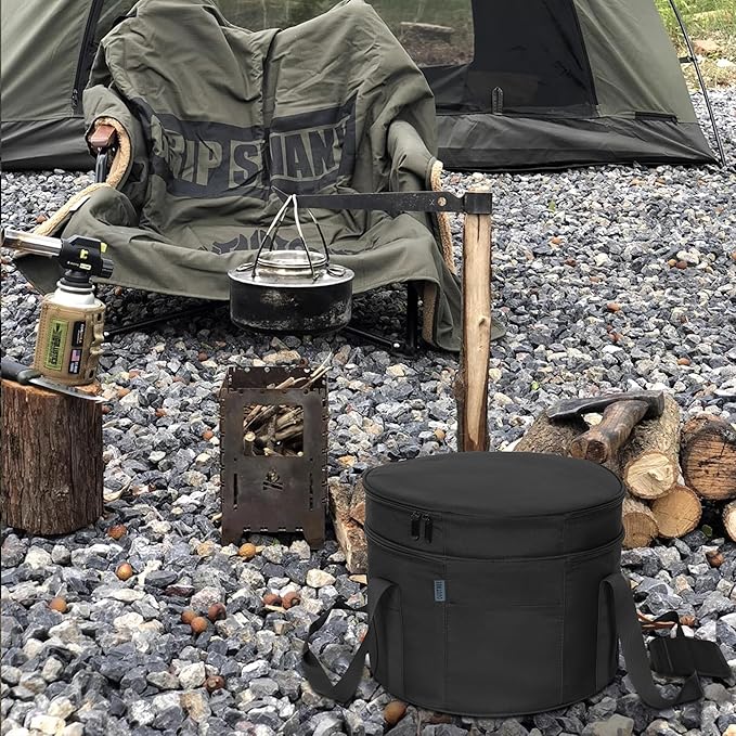 Dutch Oven Bag for 8 Inch Dutch Oven, 2-Layer Oven Travel Bag - Image 7