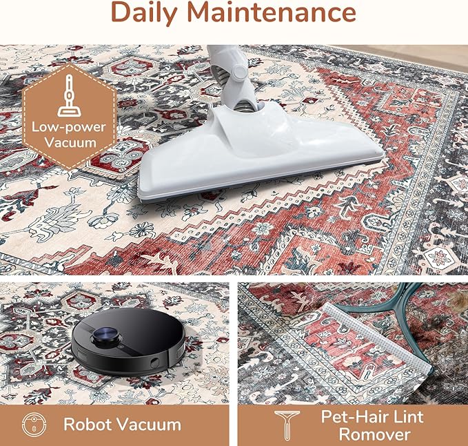 OPPODREAM Soft Area Rugs 3x5, Washable Rugs - Image 5