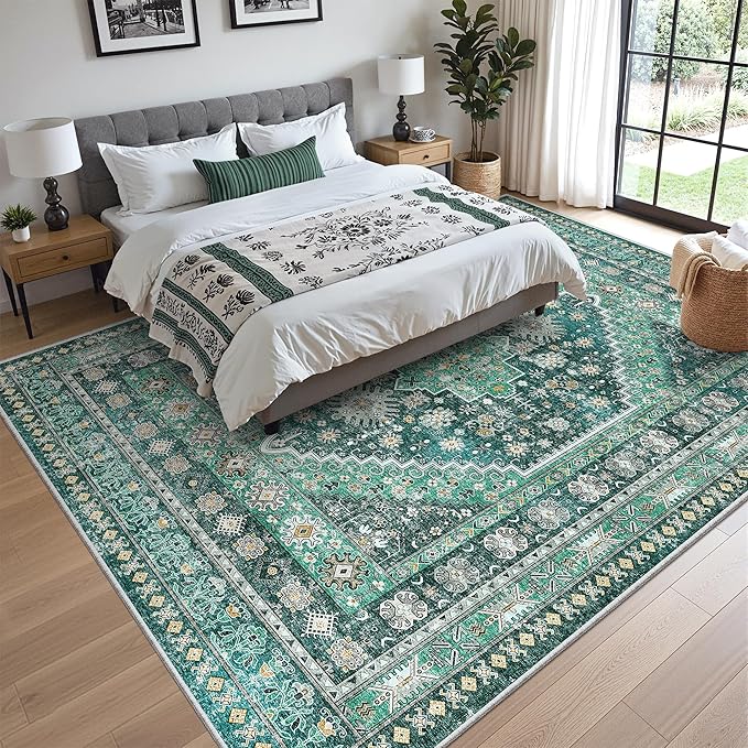 zesthome 8x10 Area Rugs for Living Room, Non-Slip Backing Washable Rugs - Image 9