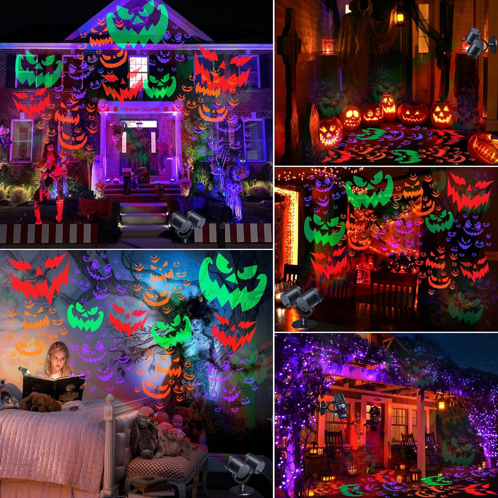 Halloween Projector Outdoor Lights, Dynamic Halloween Projector Lights