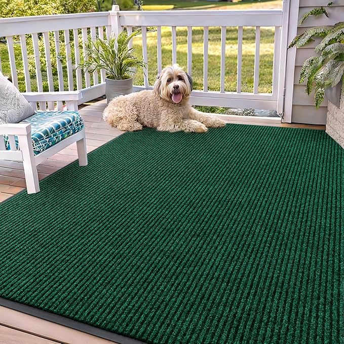 OLANLY Front Door Mat Indoor Outdoor Entrance, Waterproof Heavy Duty Doormat by OLANLY